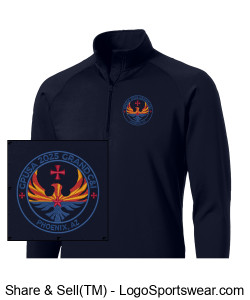 Sport-Tek Men's Sport-Wick Stretch 1/2-Zip Pullover  Design Zoom